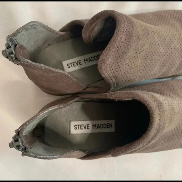 Steve Madden Laramie Suede Ankle Booties 7.5 - Picture 7 of 9